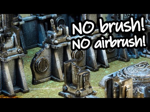 The ultimate cheat technique to paint terrain and ruins FAST