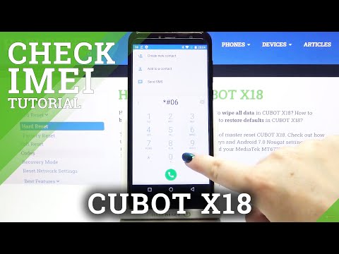 How to Check IMEI and Serial Number on CUBOT X18 – Find SN and IMEI