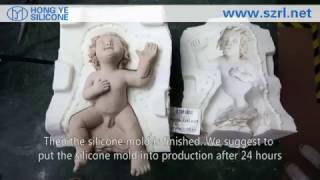 Liquid Silicone Rubber  for resin baby toy molds making