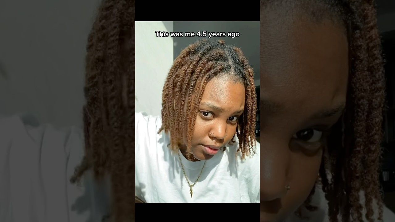 4.5 Year Loc Journey😍 Starter Locs vs Waist Length #locgrowth #locjourney