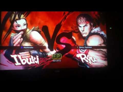 SSFIV AE 2012  CrucialCrossout(Ibuki) vs Akumeria2715 (Ryu)
