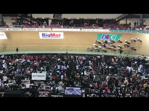 2022 UCI Tissot Track World Championships Women’s Scratch Race Last 12 Laps St Quentin en Yvelines