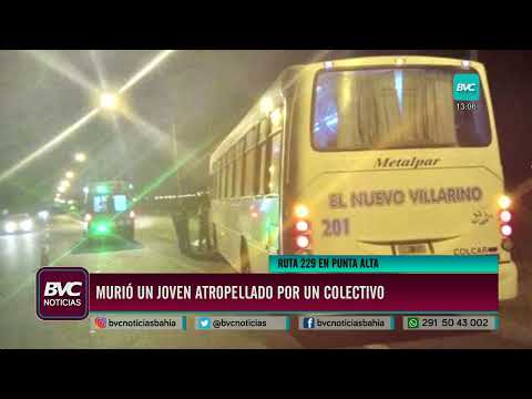 Un hombre falleció al ser embestido por un colectivo de El Villarino