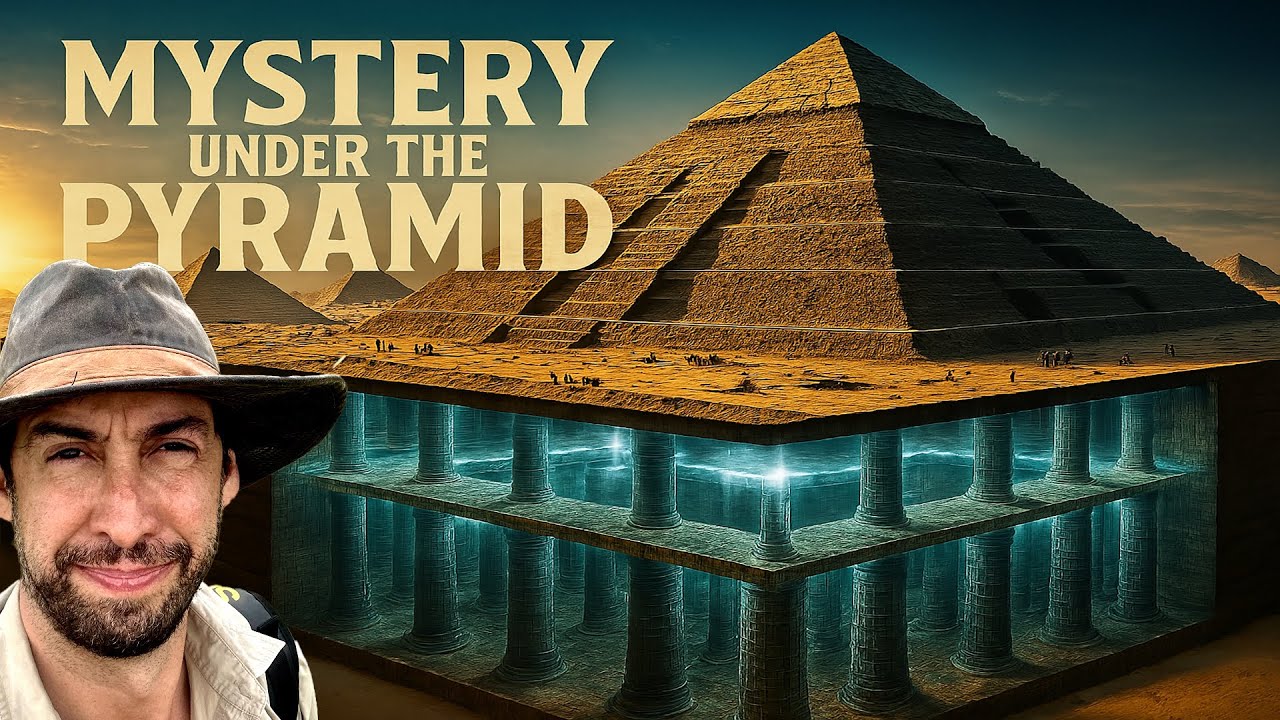 Cidade subterrânea encontrada embaixo da Pirâmide de Quéfren no Egito