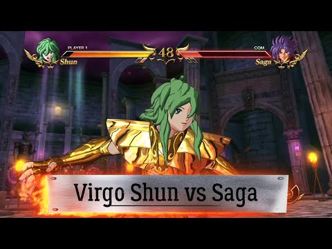 Saint Seiya: Soldiers Soul - Virgo Shun vs Saga (3 Round)
