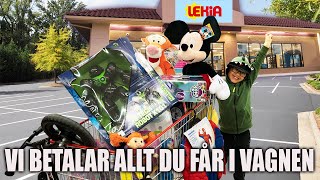 ALLT DU FÅR I KUNDVAGNEN BETALAR VI. (6-7 ÅR)