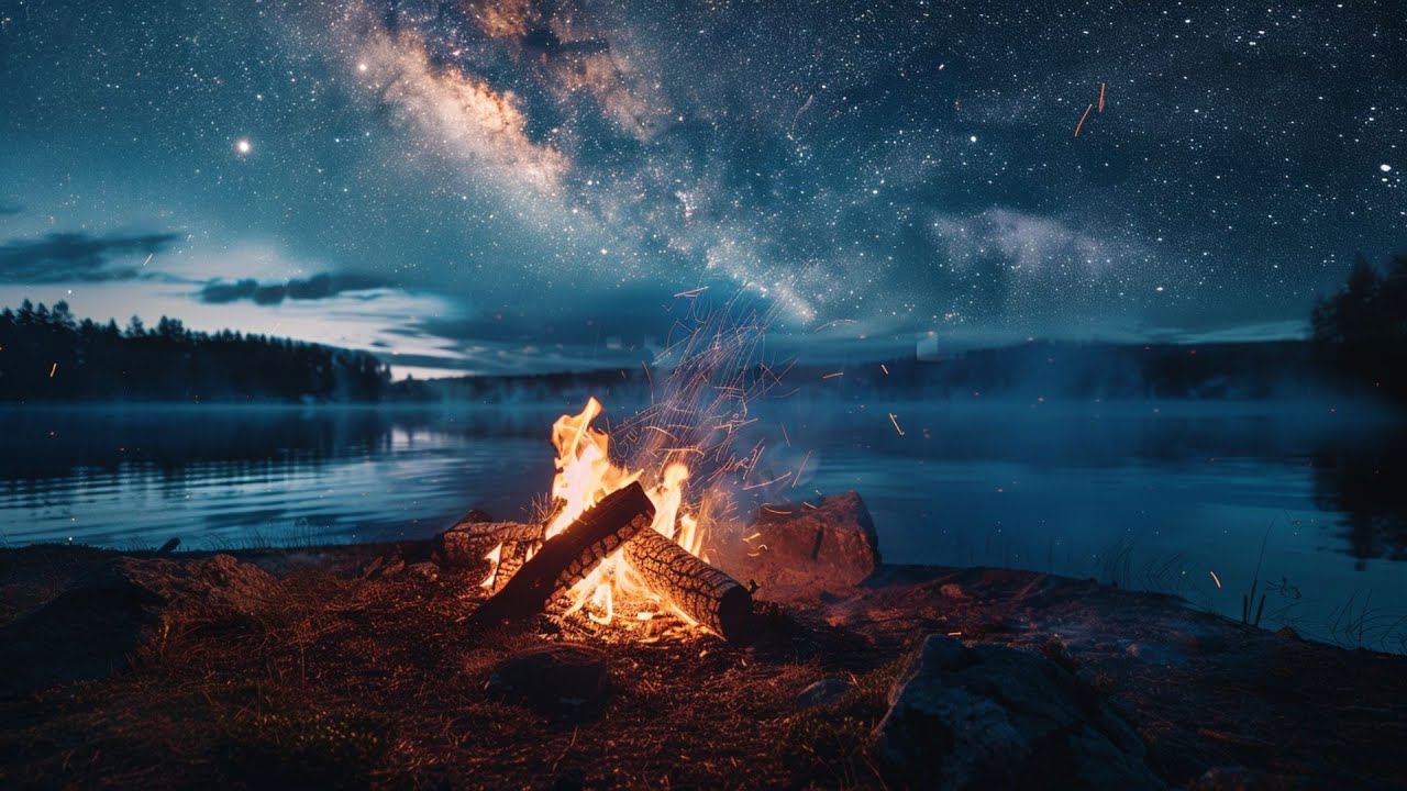 SOOTHING SOUNDS, Radiant Firelight, and the Peaceful Dance of Burning Logs 🔥 Fireplace Glow