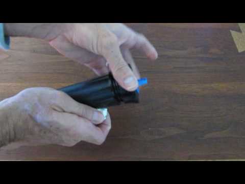 Installing Check Valve in Toro or Irritrol Irrigation Spray Head