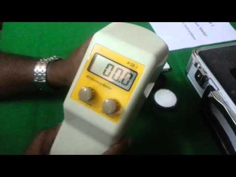 Whiteness Meter