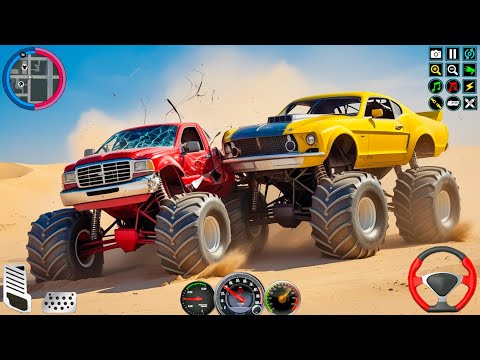 Epic Monster Trucks Demolition Derby Action Crash Stunt Racing Simulator - Android Gameplay.
