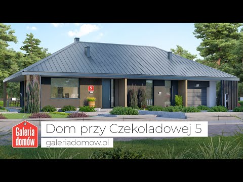 Projekt domu przy Czekoladowej 5 - GaleriaDomow.pl
