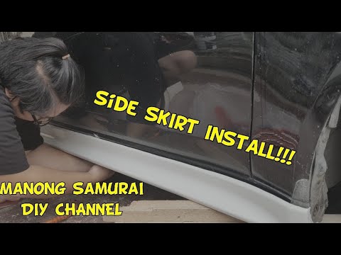 The Lancer Ex gets side skirts! How to install (quick way)