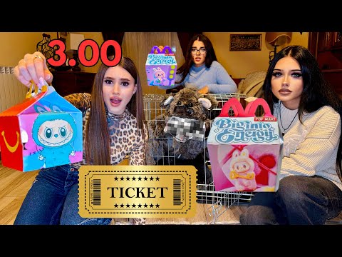 MAI ORDINARE con il GOLDEN TICKET AL MC DONALD alle TRE DI NOTTE!!!😱