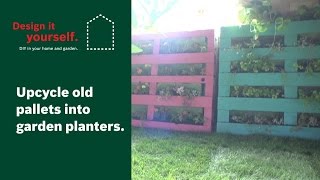 How To: Upcycle Old Pallets into Garden Planters