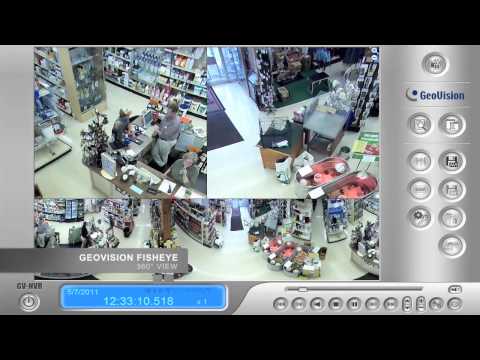 ldszkft GEOVISION Fisheye demo video - Retail Store