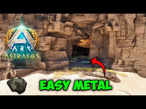 The BEST NEW Metal Farm Cave in ASTRAEOS | ARK Survival Ascended