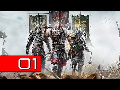For Honor PC 100% Walkthrough 01 (Realistic) Chapter 1.1 - Warlords and Cowards