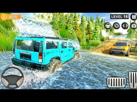 Impossible Hill Climb Jeep Hammer😱💥 Mountain Driving-Offroad Suv Car Drive Simulator-Androide#part2