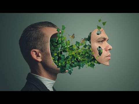 Neon Glow Effect Portrait Photoshop Tutorial