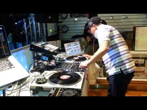 DJ Scribble Performing An Old School Set at Mainline Pro Lighting,Sound & Video Queens Part 2