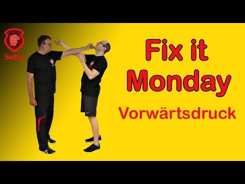 Der Vorwärtsdruck zeigt immer auf die Dochtlinie! | Wing Chun