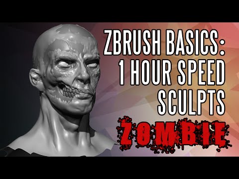 ZBrush Basics: 1 Hour Speed Sculpts - Zombie
