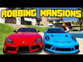 Robbing 15M Mansions And Cars In GTA 5 RP