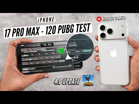 iPhone 17 Pro Max - 120 FPS Pubg Test With FPS Meter, Heating & Battery Test | Shocking Results 😱