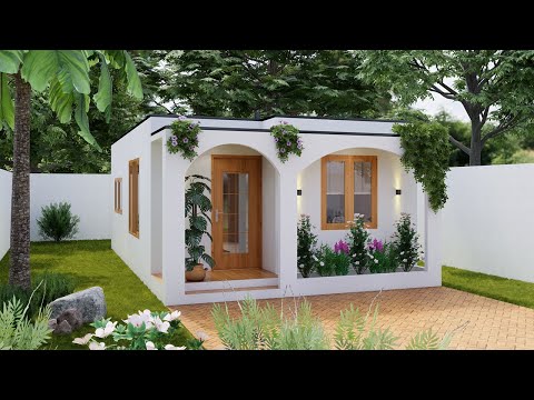 16'x26' (5x8 Meters) Small House Design With 2 Bedrooms | Small 1 Story House
