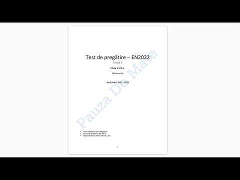 Test 3 for the National Assessment 2022