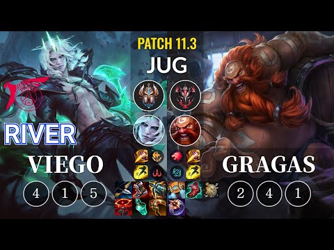 TLN River Viego vs Gragas Jungle - KR Patch 11.3