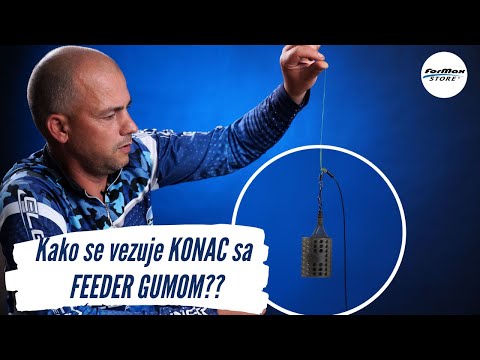 Kako se vezuje konac sa feeder gumom - feeder sistem