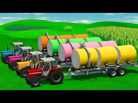 Cotton Harvest & Colorful Bale Transport - Farming Simulator 25 Epic Cotton Challenge