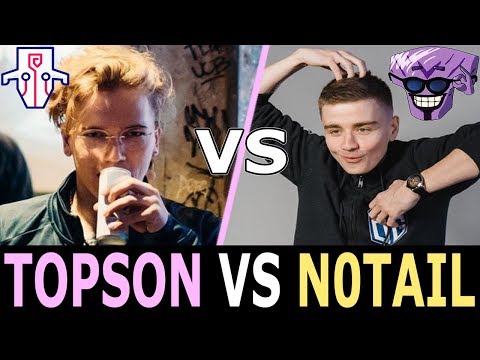 N0TAIL FACELESS VOID vs TOPSON JUGGERNAUT — Beautiful DOTA!!! DOTA 2