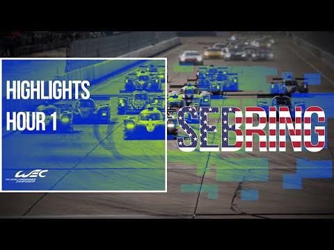 1000 Miles of Sebring 2019 - 1 Hour Highlights