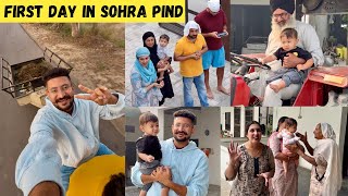 Sohra Pind ਦਾ ਪਹਿਲਾ ਦਿਨ | Sala Saab ਨਾਲ ਕਰਾਏ ਖੇਤੀ ਦੇ ਕੰਮ