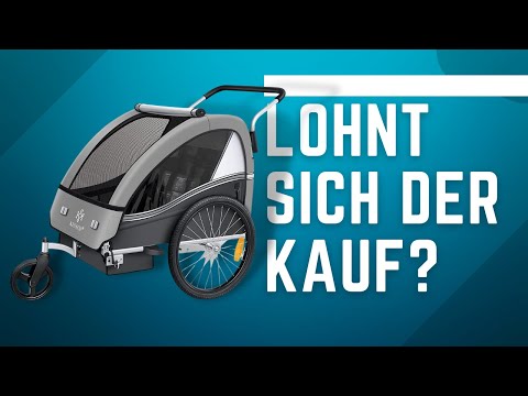 KESSER Sport-RX 2 Kinderanhänger ► Fahrradanhänger Sport-RX 2 in 1 mit Joggerfunktion im Test