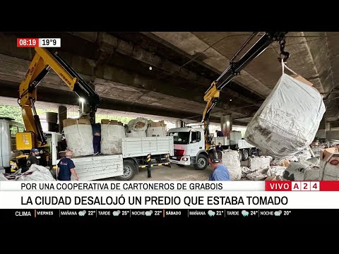 🤚📢 LA CIUDAD DESALOJÓ UN PREDIO QUE ESTABA TOMADO POR UNA COOPERATIVA DE JUAN GRABOIS