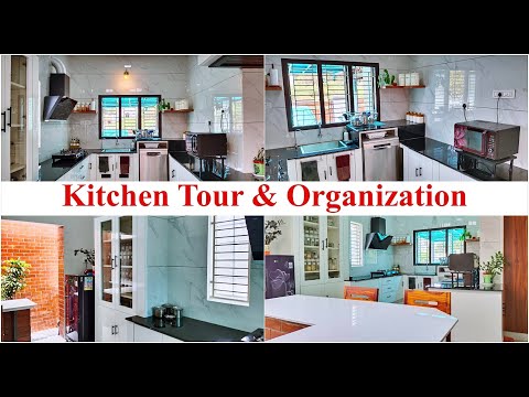 Kitchen Tour & Kitchen Organization | Minimalist Kitchen Design| Vasanthi Shankar