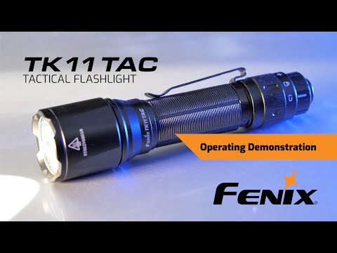 Огляд ручного ліхтаря Fenix TK11 TAC