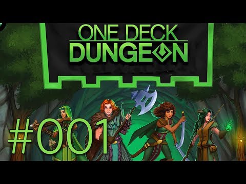 With the Warrior into the Dragon's Lair - #001 - One Deck Dungeon - German Let's Test/Play
