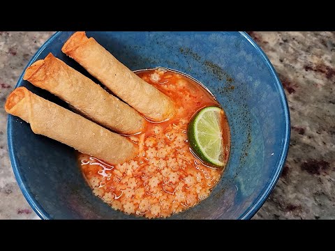 Sopa De Fideo And Tacos For Dinner | Taquitos Recipe EASY