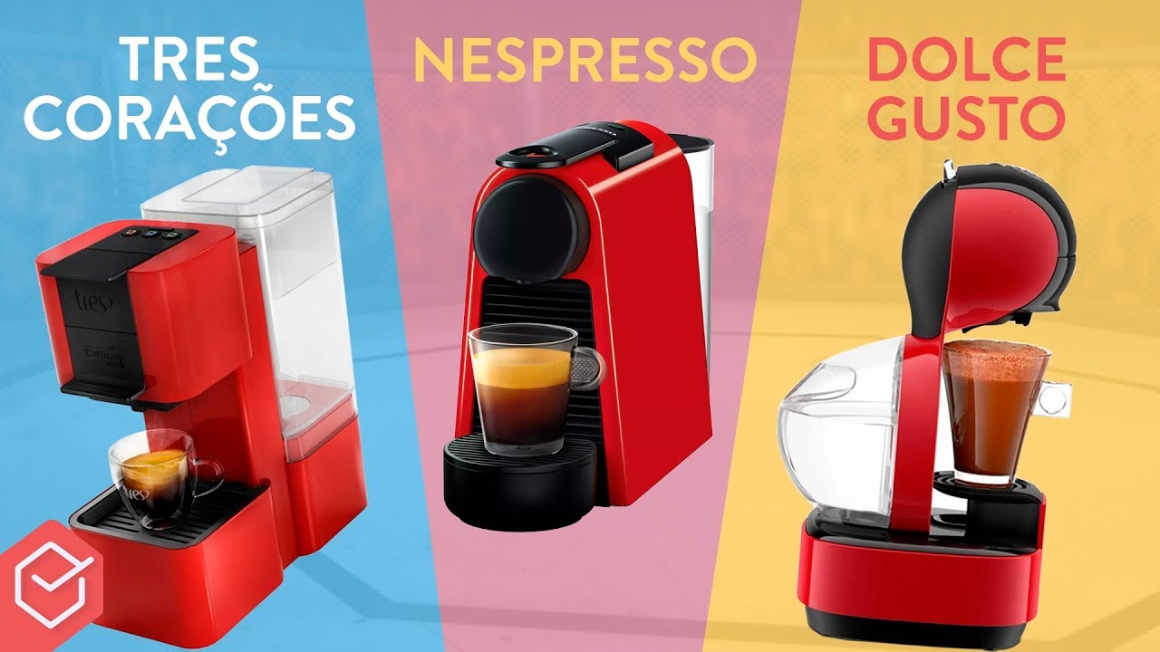Qual MELHOR CAFETEIRA ELÉTRICA DE CAPSULA ? | Nespresso vs. Dolce Gusto vs. Três Corações