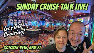 Sunday Cruise Talk Live | Let's Talk Cruising!