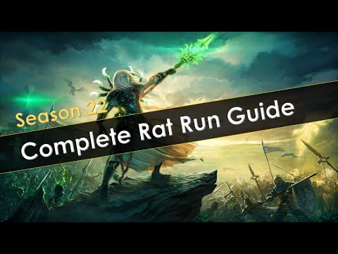 Diablo 3 Season 22 Complete Rat Run Guide (zBarb, zNec, Rat)