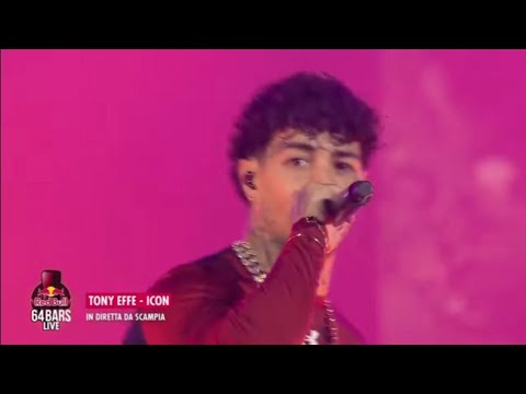 TONY EFFE CANTA "ICON" RED BULL 64 BARS LIVE SCAMPIA