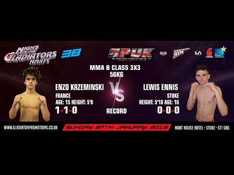 GPUK: Night Of The Gladiators 38 - Enzo Krzeminski VS Lewis Ennis