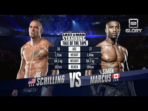 GLORY Last Man Standing - Joe Schilling vs Simon Marcus (Full Video)