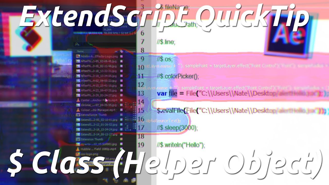 ExtendScript QuickTip - $ Class (Helper Object)