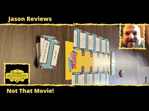 Jason's Board Game Diagnostics of Not That Movie!